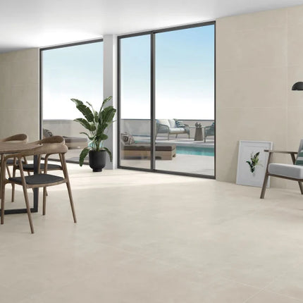 Betonlook vloertegel 60x60 Indeed Sand