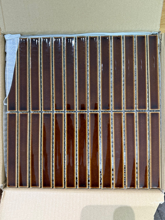 Restpartij mozaïek tegels KitKat Creme Caramel Glans