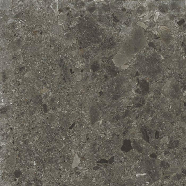 Terrazzo look vloertegel 60x60 Nover Black