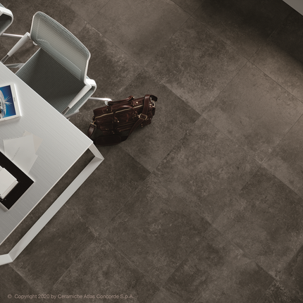 Betonlook vloertegel 60x60 Codec Antraciet