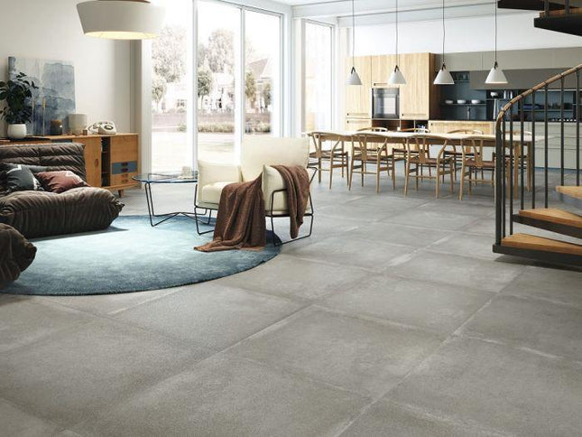 Betonlook vloertegel 80x80 Grafton Grey