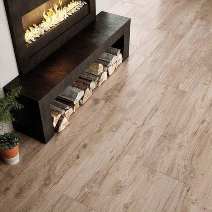 Houtlook vloertegel 30x120 Nebraska Maple