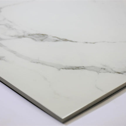Marmerlook vloertegel 75x75 Statuario glans