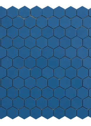 Mozaiek Hexagon 3,5x3,5 By Goof Marine Blue