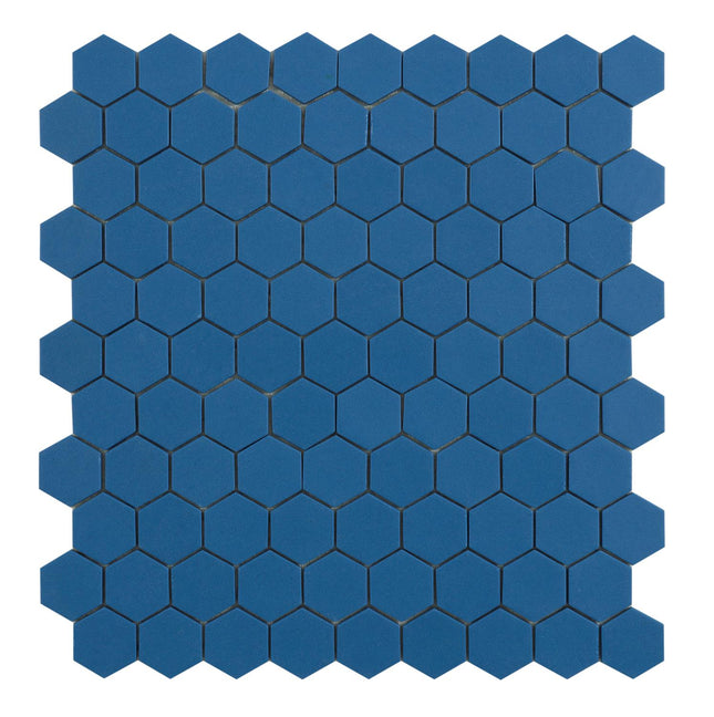 Mozaiek Hexagon 3,5x3,5 By Goof Marine Blue