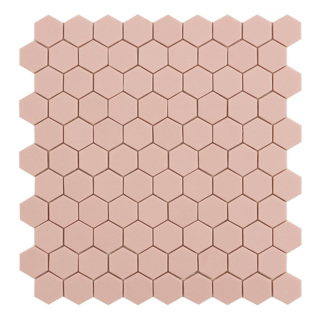 Mozaiek Hexagon 3,5x3,5 By Goof Pink