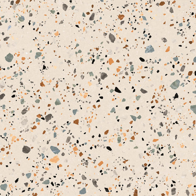 Terrazzo look vloertegel 60x60 Gobi Nude