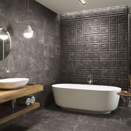 Wandtegel 33,3x100 Shetland Dark